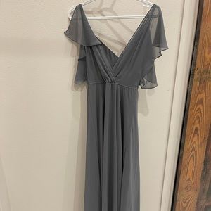 BLUE BRIDESMAIDS DRESS